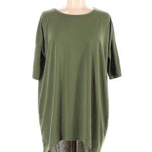 Lularoe Gorgeous Green High Low Irma Top